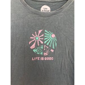 Life is good blue medium womens shirt